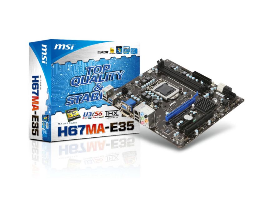 сокет 1155 msi H67MA-E35 (b3)+i5 2300