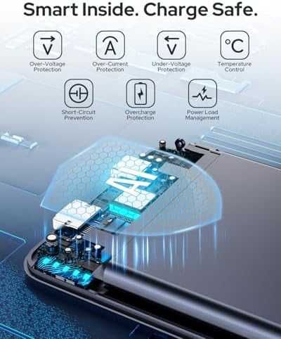 Нов Магнитен Power Bank 5000mAh iPhone 17/16/15/14 серии, тънък модел