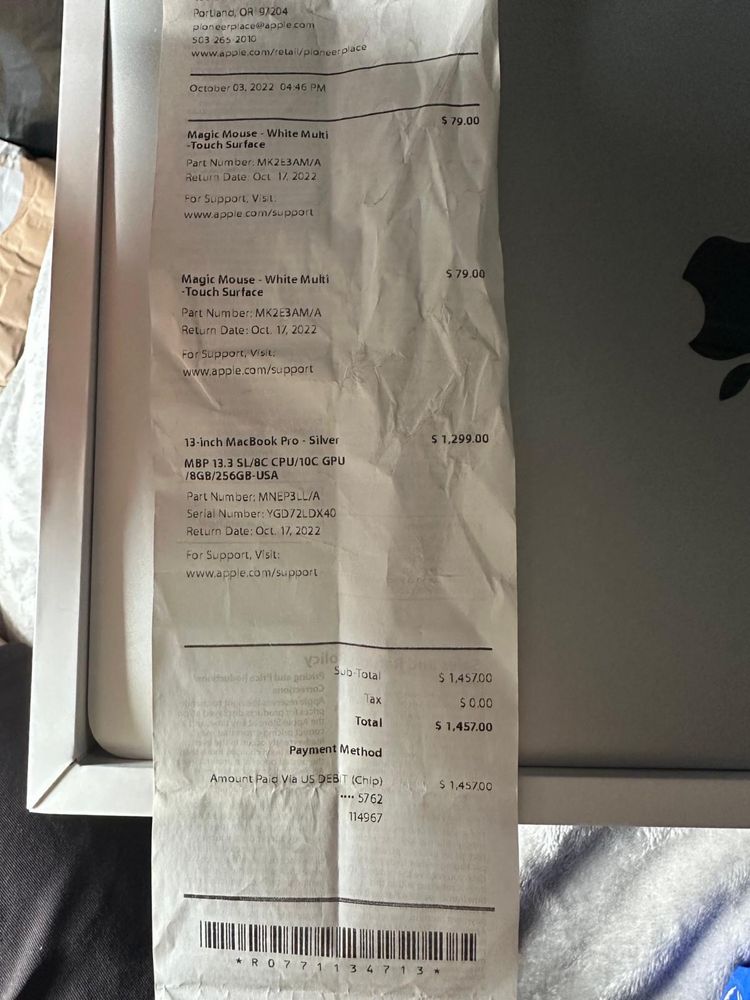 Macbook Pro 13 m2 8/256