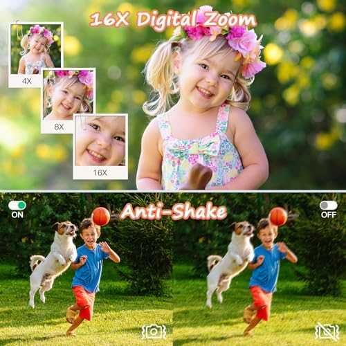 Нова 1080P FHD камера 44MP с 16X зуум и 32GB SD карта за начинаещи