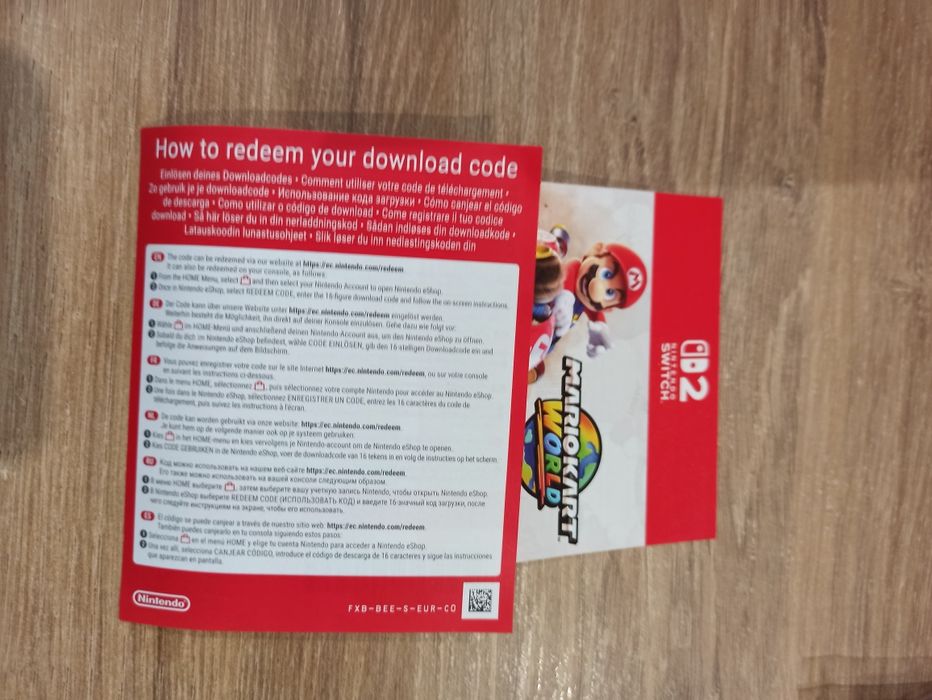 Nintendo Switch 2 Mario Kart edition