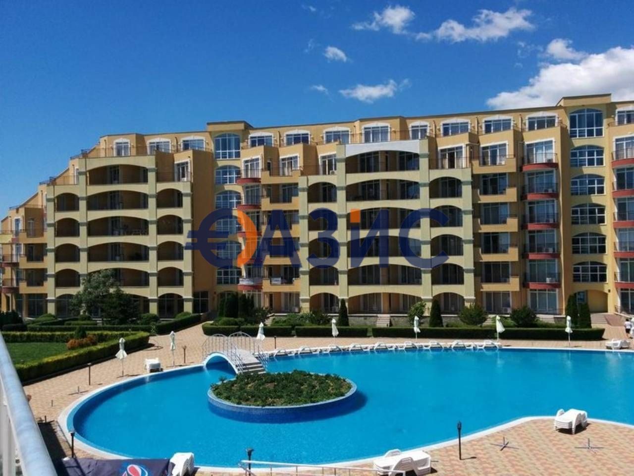 Апартамент с 1 спалня в комплекс Мидия Ризорт, 74 кв.м., Ахелой,