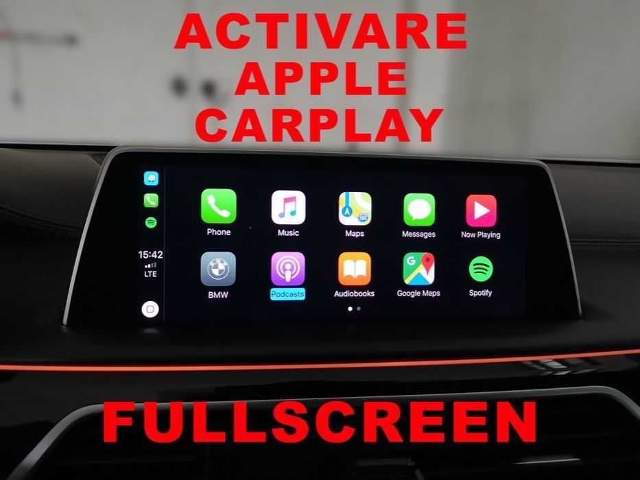 BMW CarPlay NBT EVO id4 id5 id6 Waze Youtube Activare Google Maps