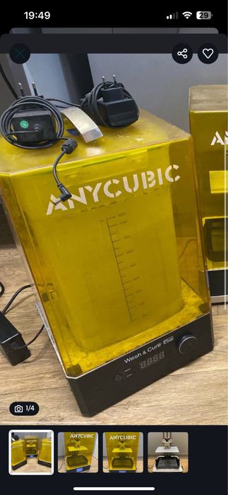 Anycubic Wash and Cure Plus - Машина за миене и изпичане за 3Д принтер
