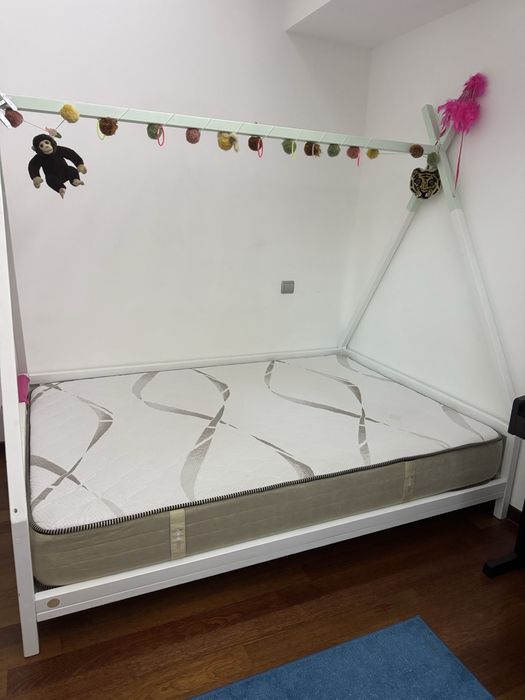 140x200 baza şi saltea pentru copii