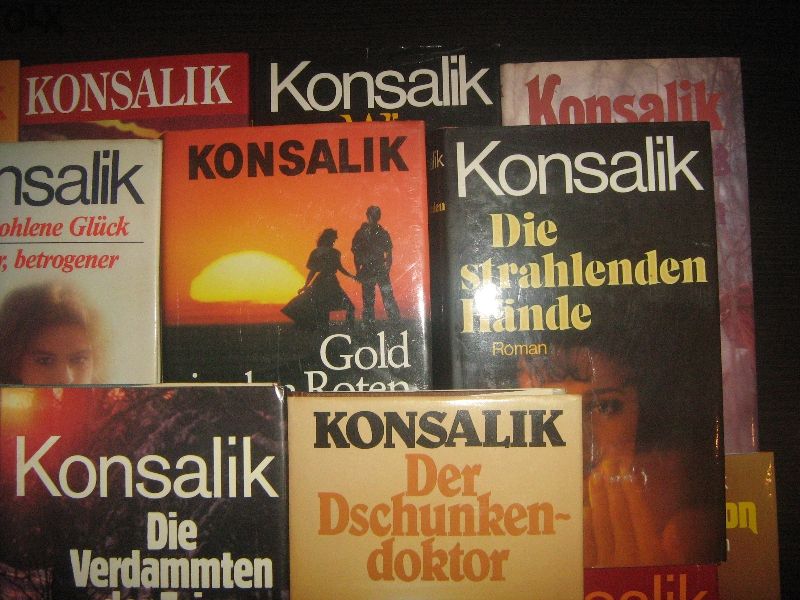 голям лот немски книги на Konsalik - НОВИ !