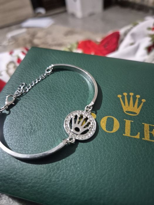 Bratara rolex cu diamante