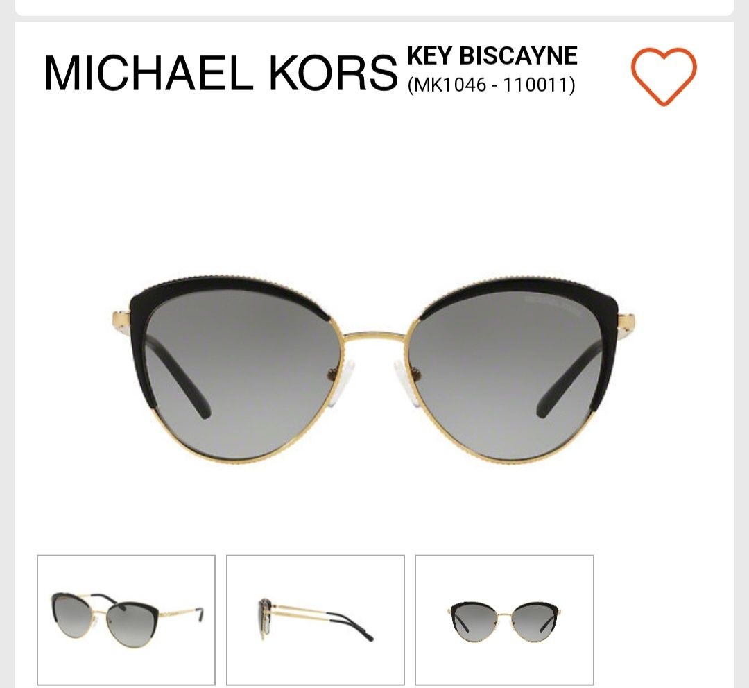 Ochelari de soare Michael Kors