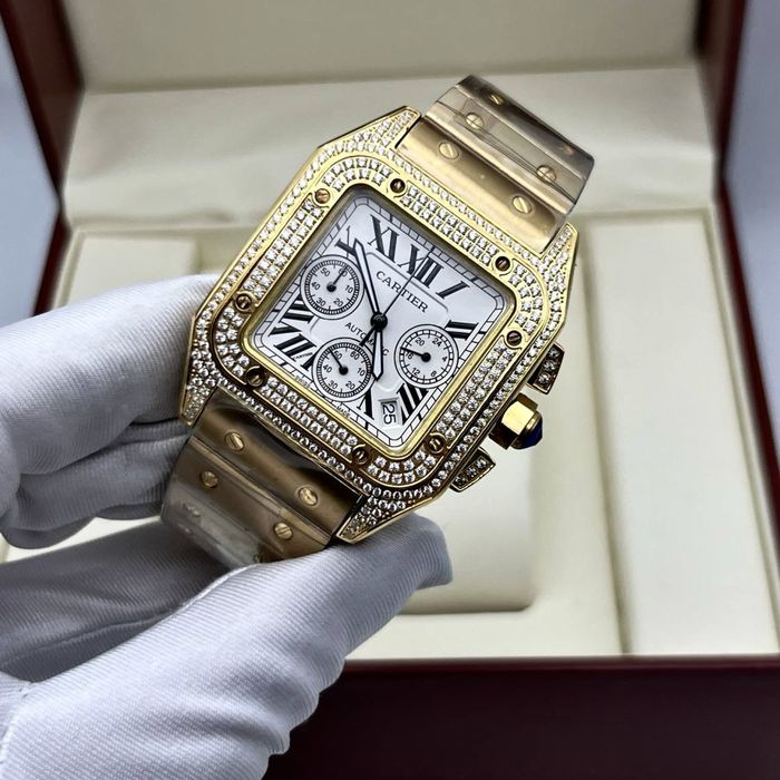 ceas cartier santos 100