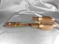 Instrument cu corzi coarde african original vechi de colecție macheta