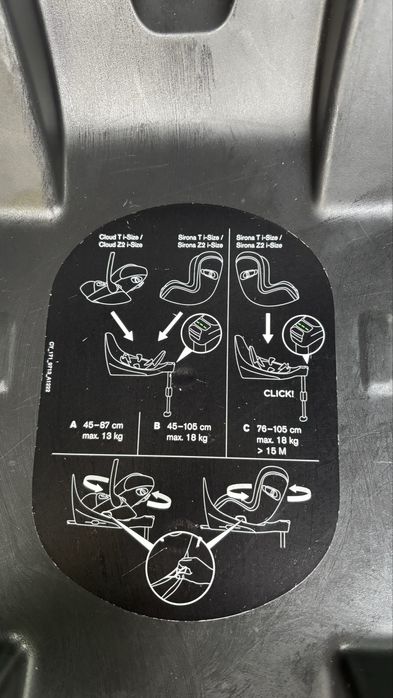Scoica Cybex Cloud Z, plus baza si adaptori Eezy s line
