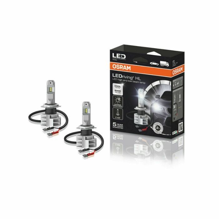 2бр х osram ledriving hl premium 67210cw - h7 h4 h11 g2 крушки за кол