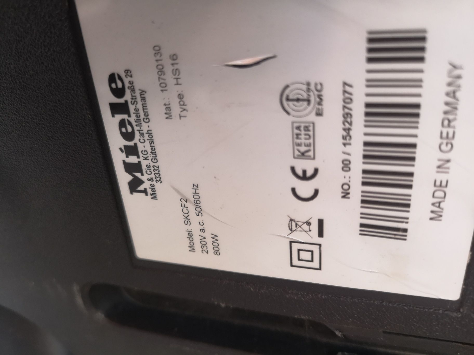 Прахосмукачка Miele Blizzar CX1 Отлично състояние
