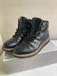 Дамски Кожени Черни Зимни  обувки Clarks