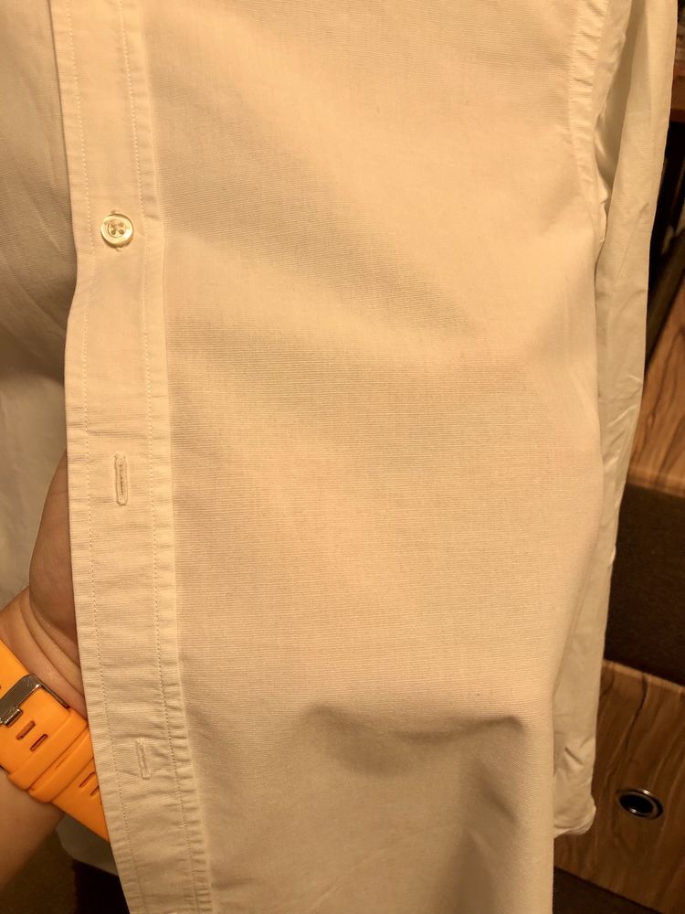 Рубашка белая Massimo Dutti EUR S-M