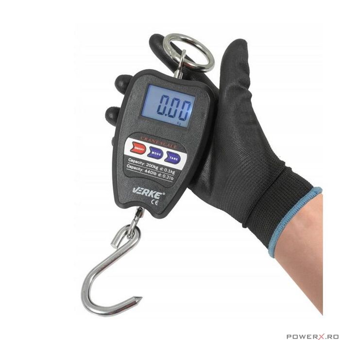 Cantar electronic, capacitate 0,5-200 kg precizie 100 g, Verke