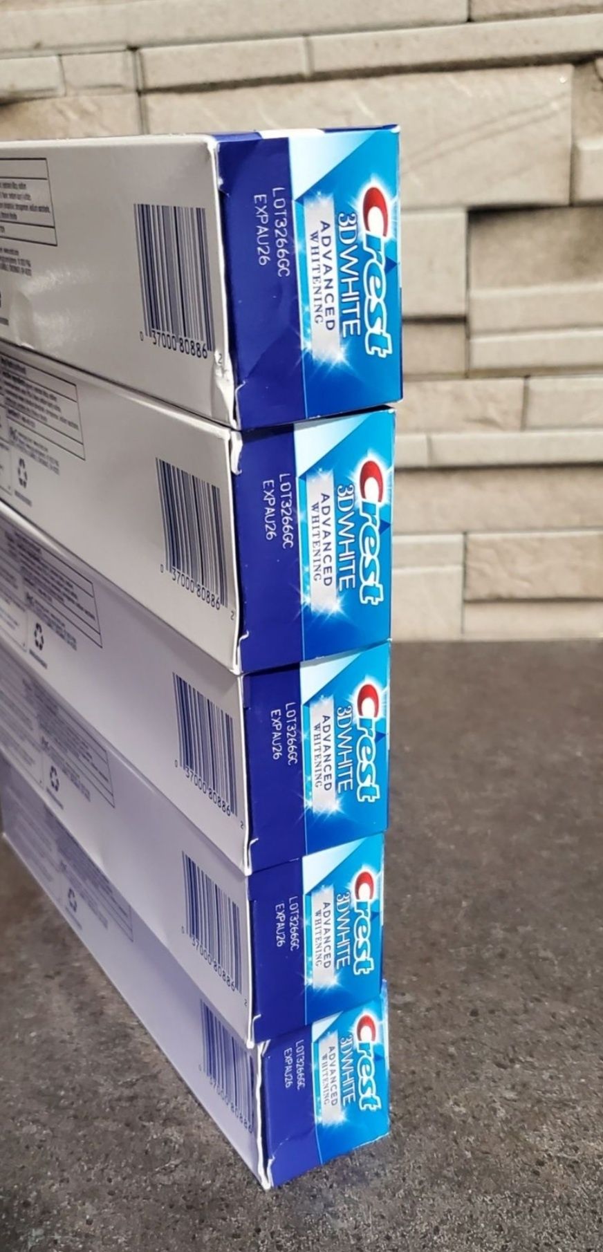 Pasta de dinti Crest 3D Advanced Whitening_5 buc