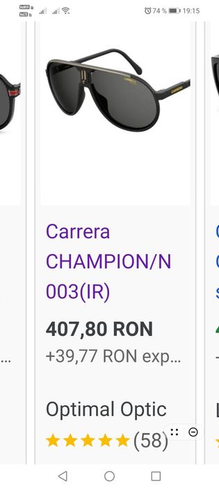 Ochelari soare carrera champion