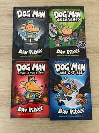 Dog Man - Dave Pilkey - Volumele 1-4 - Engleza