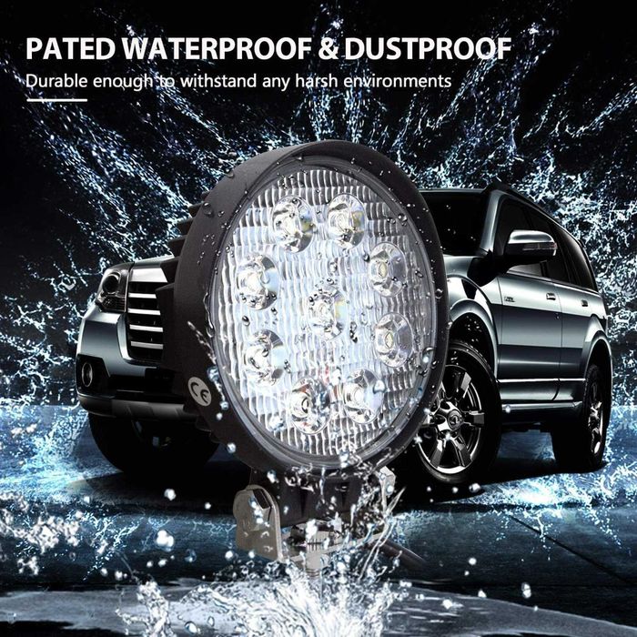 Proiector auto led rotund 27W 10-30V spot