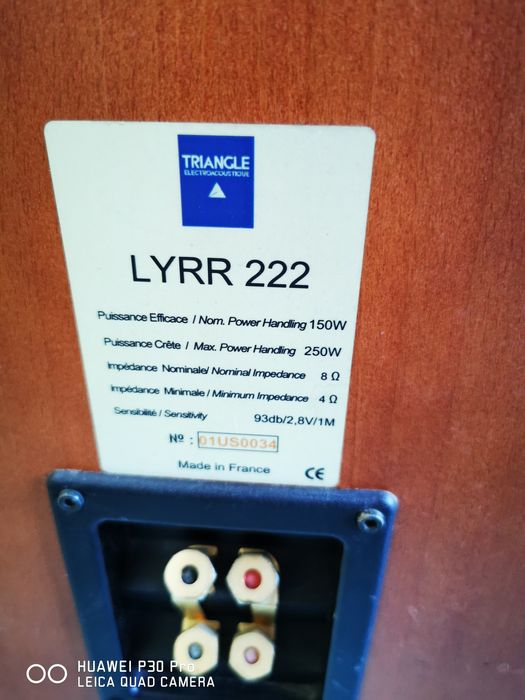 Set boxe Triangle 5.1, Triangle Lyrr 222