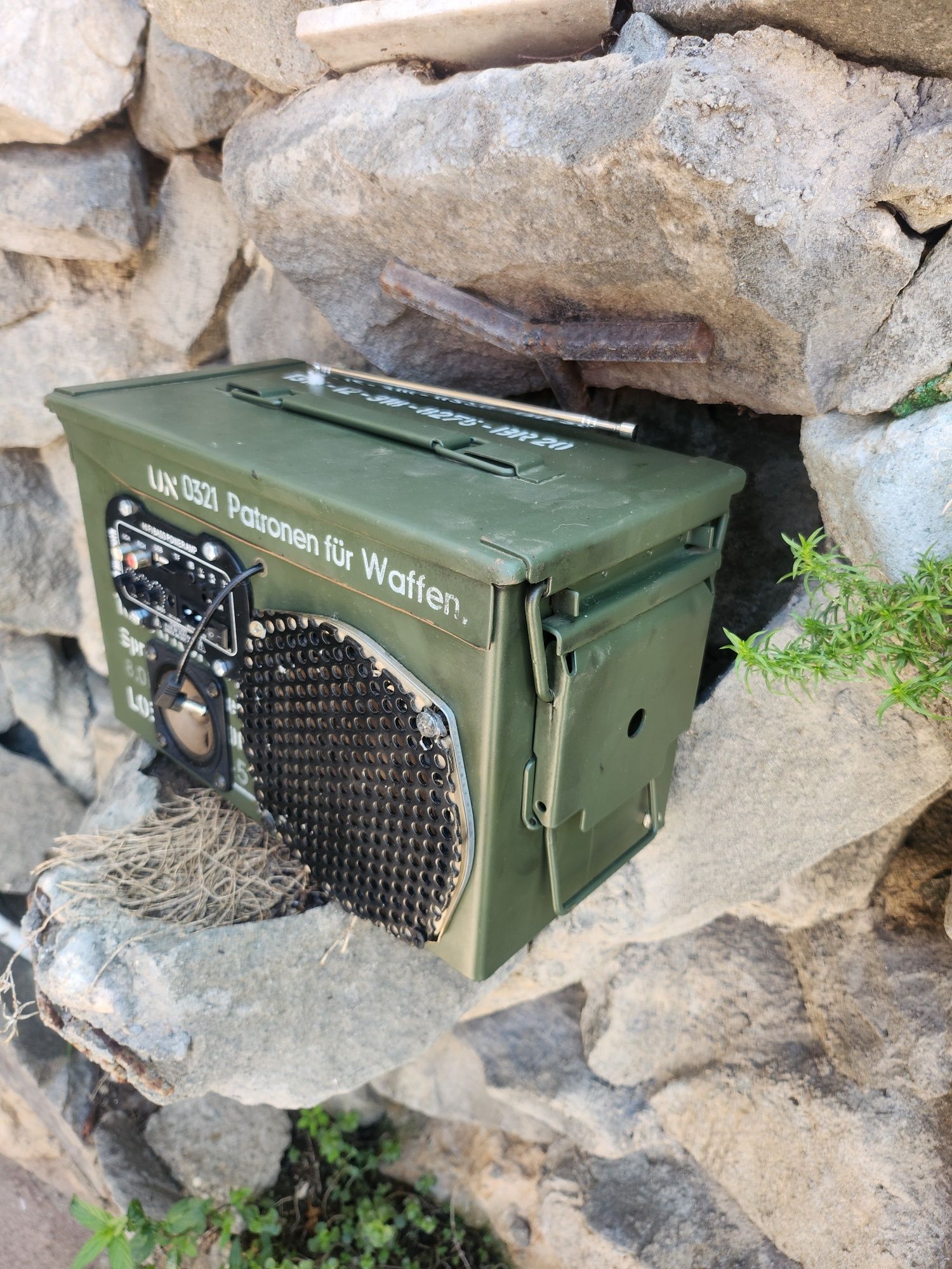 Boombox, radio Bluetooth, handmade, unicat, boxa portabila, idee cadou