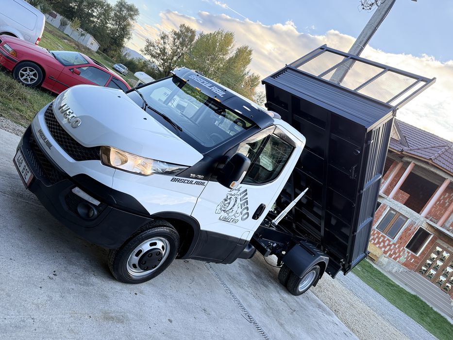 Vand iveco Daily 35c15-2016 Bena 3.70 basculabil pe cutie