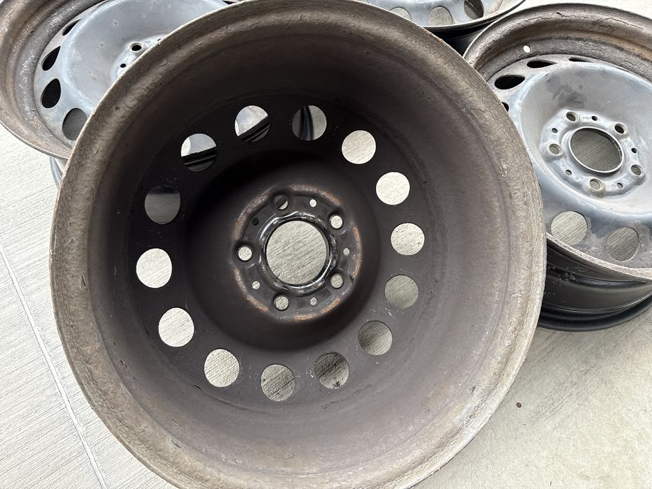 4бр. Железни 16” Джанти 5х120 за -BMW- 7Jx16EH2+,ET31 *100лв Комплект*