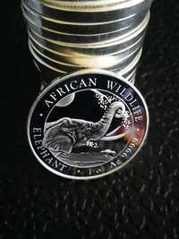 TUB Monede argint - Elefant Somalia