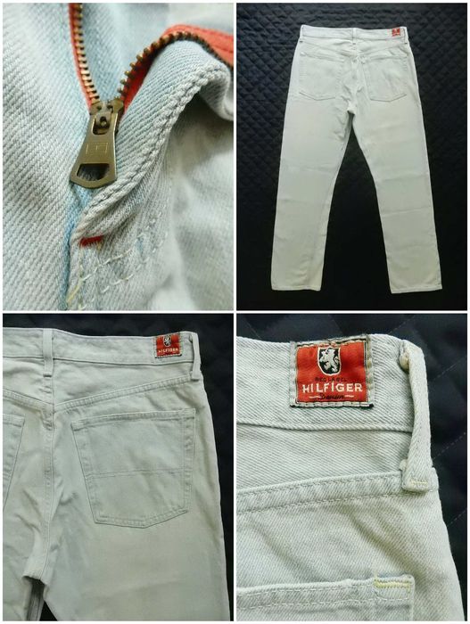 Tommy Hilfiger Freedom Fit Red Label Premium Vintage Denim. Marime 34.