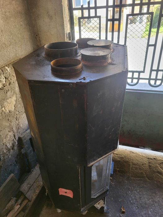 Камина с въздушна риза