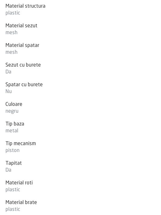 Scaun de birou ergonomic