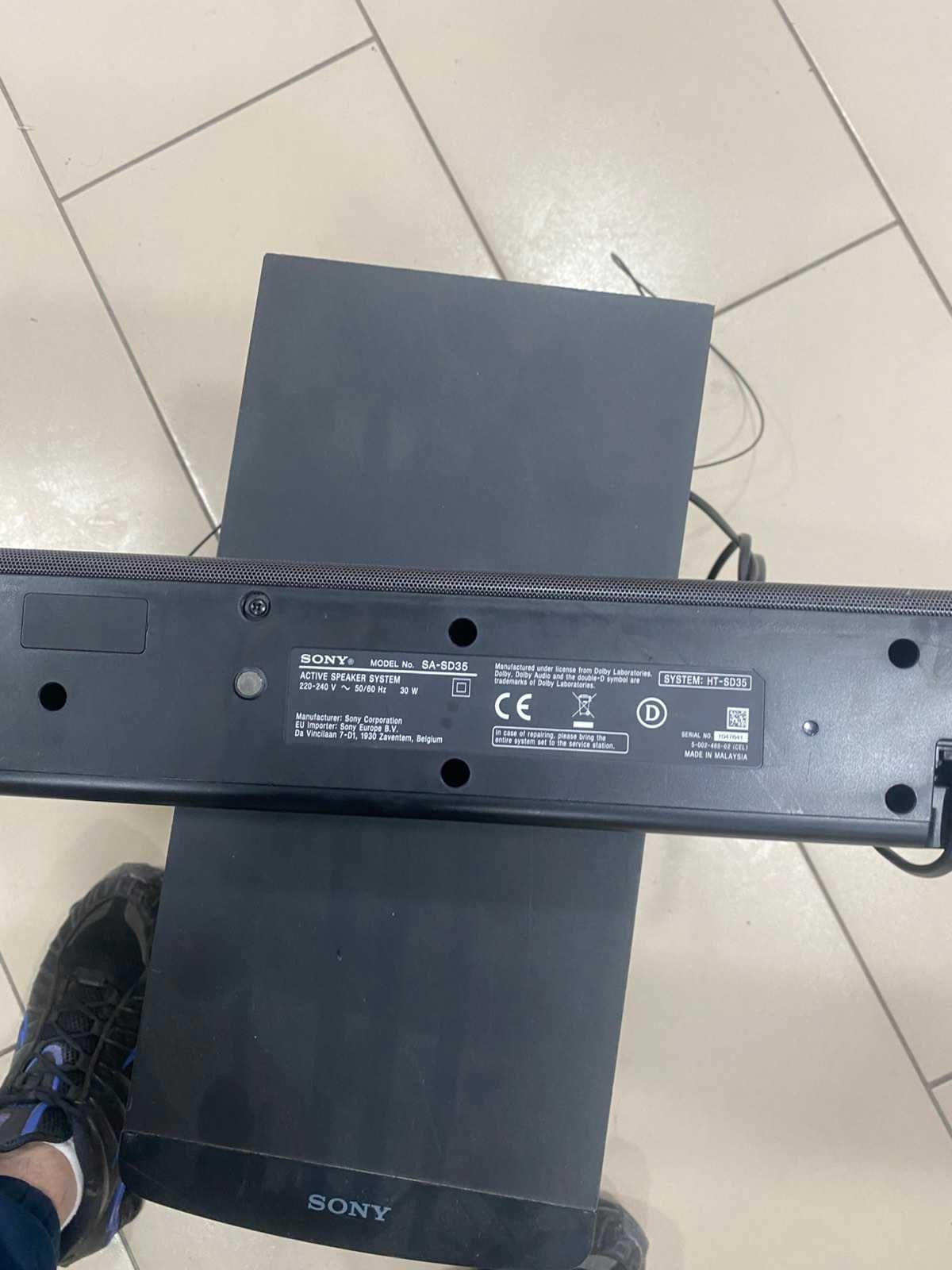 Soundbar Sony HT-S350, 2.1, 320W, Subwoofer wireless, Bluetooth