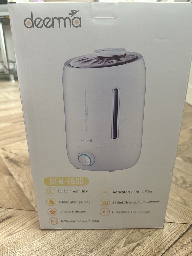 Продам новый увлажнитель воздуха Deerma Dem- F500
