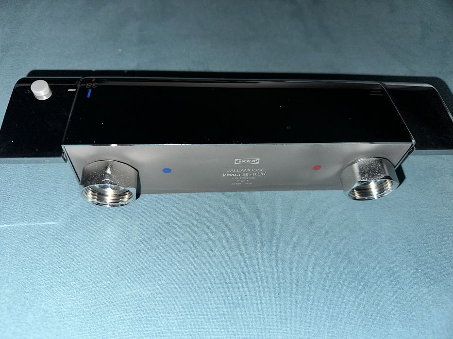 Vand Baterie dus/termostat, cromat, 150 mm