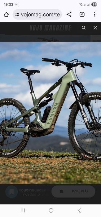 Bicicleta electrica Canyon Strive CFR