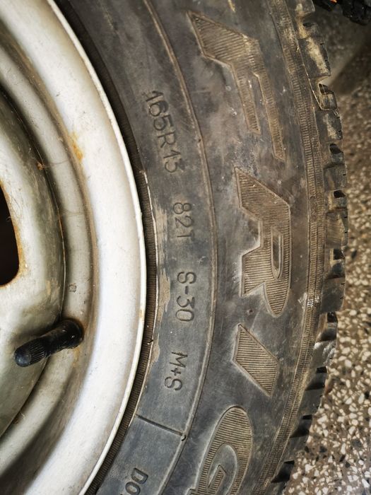 2 броя! Зимни гуми Debica frigo 13ки с джанти 4х100