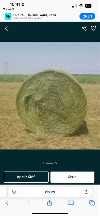 Baloti rotunzi lucerna