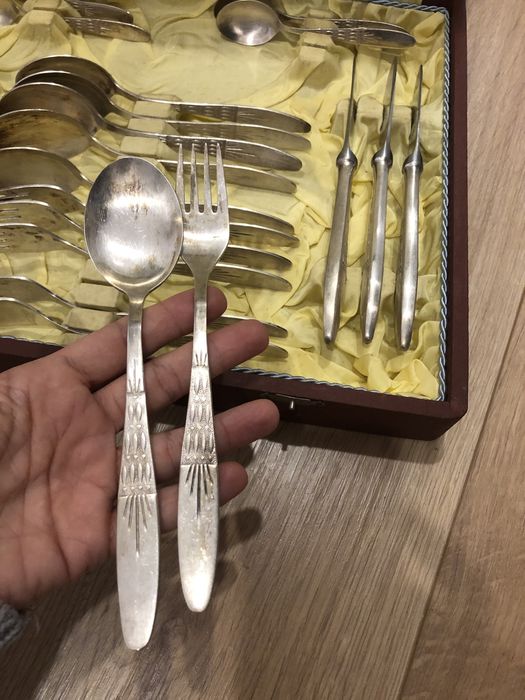 Set tacamuti argintate