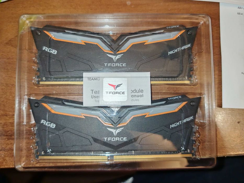 Оперативная память DDR4 16GBx2/3200 Team Night Hawk RGB