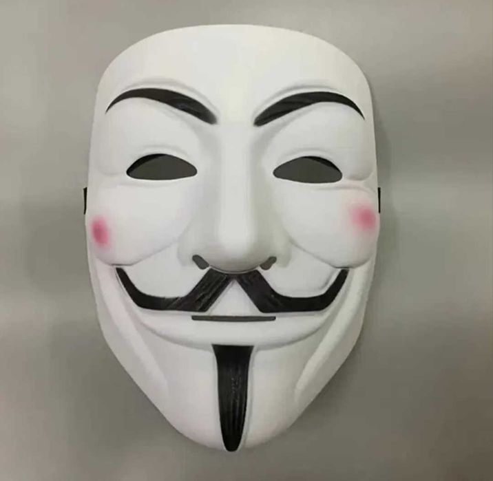 Masca originala V for Vendetta, film, Anonymous, Hacker, Halloween