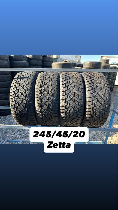 Б/у шины 245/45/20 Zetta, зимние, шипованные