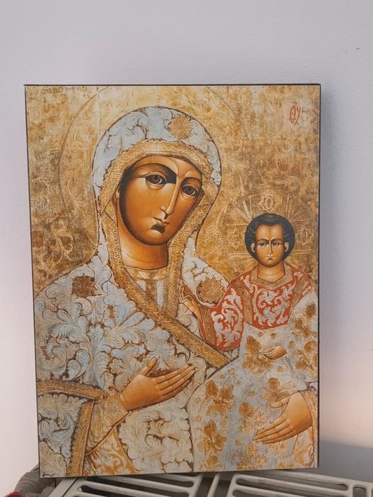 Icoana Deosebita Litografie Pe Lemn