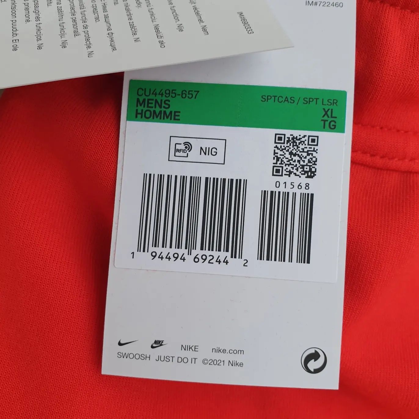 Pantaloni Nike Tech Fleece Red