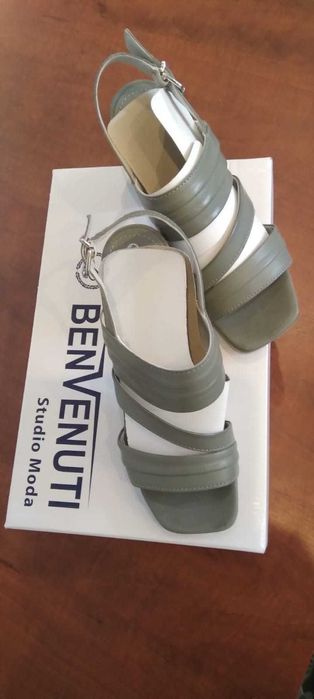 Sandale verzi Benvenuti