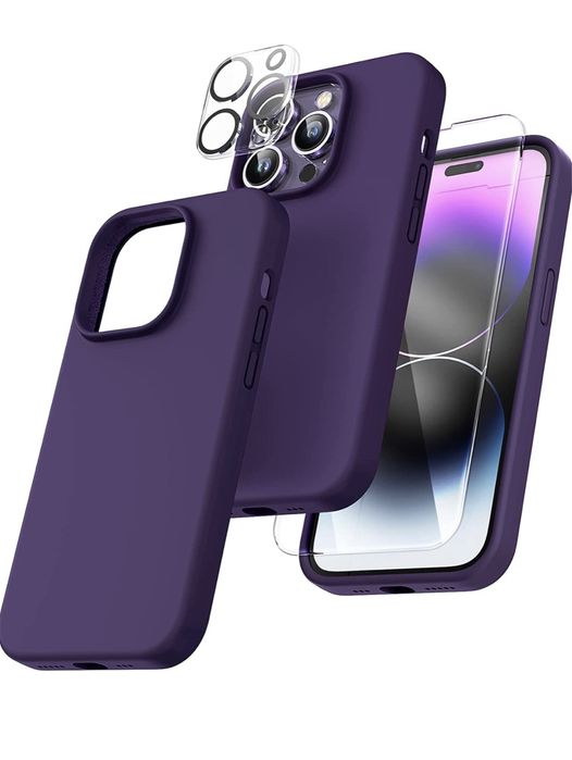 Iphone 14/15/16/PRO/MAX/PLUS Pack Husa Color + Folie Sticla + Camera