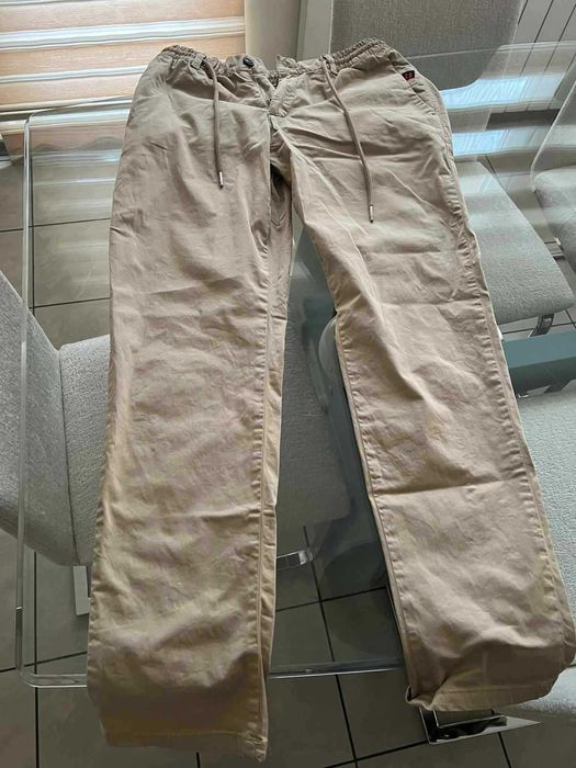 Комплект бежови къси и дълги панталони Pause Jeans и тениска Zara