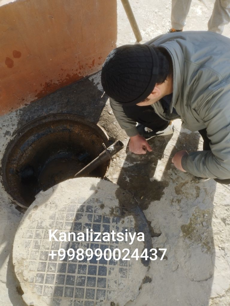 kanalizatsiya tozalash xizmati 24/7 santexnik