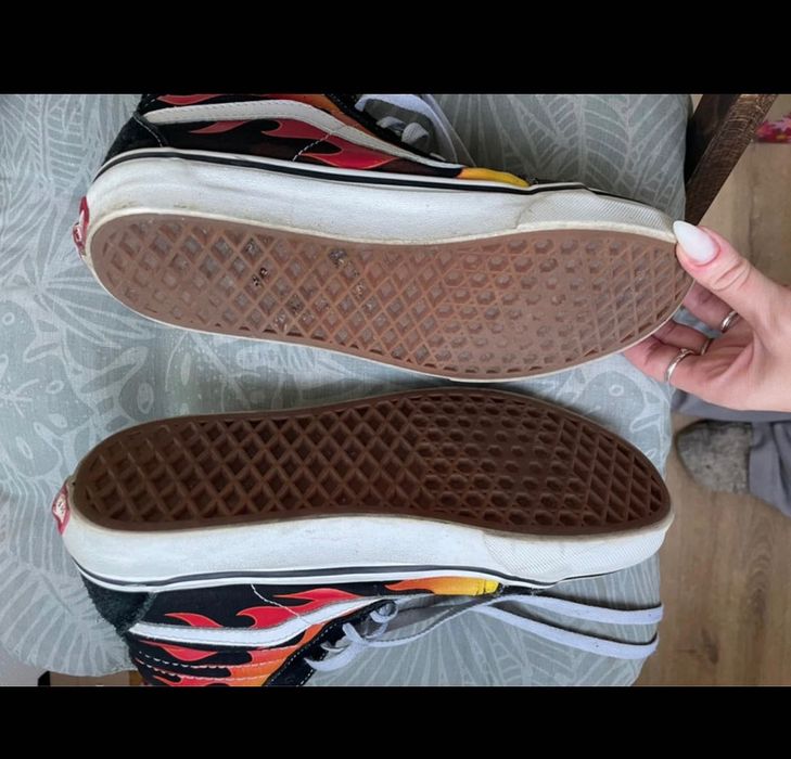 Vans SK8 Hi reissue flame
