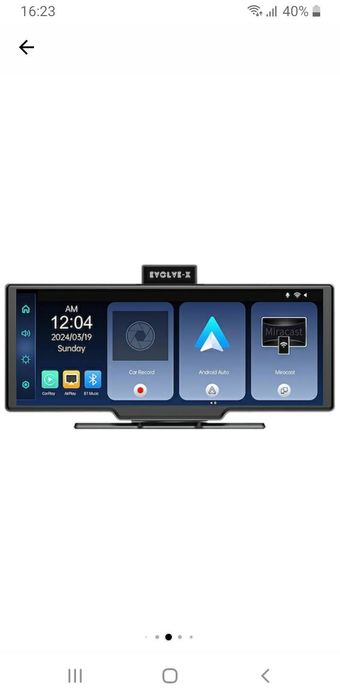 Navigație auto color universală cu cameră frontală și marșarier